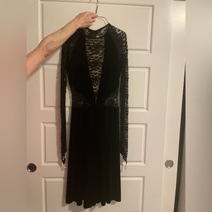 Women’s Dance Costume Lace Velvet Dress Adult Medium